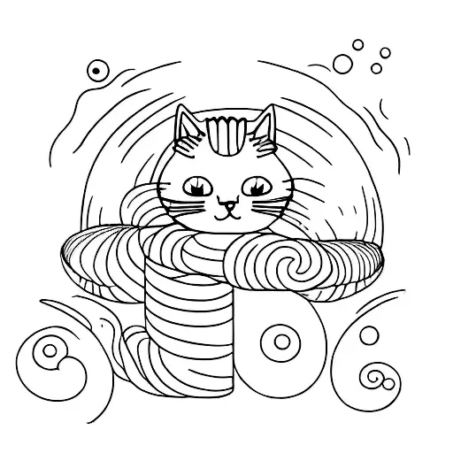 Cat As A Caterpillar