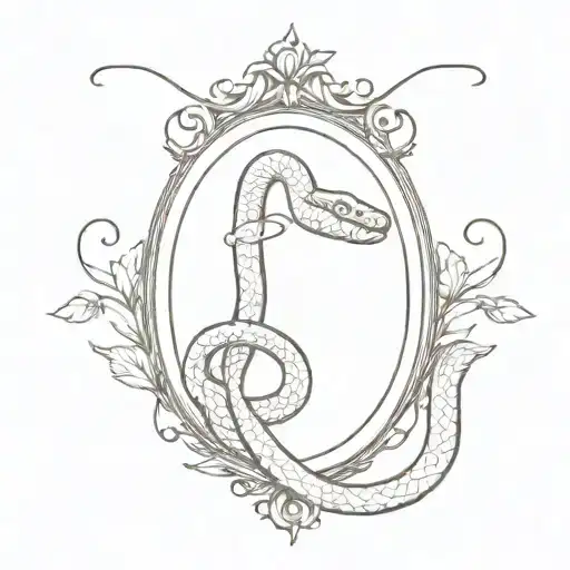 Mirror With A Snake
