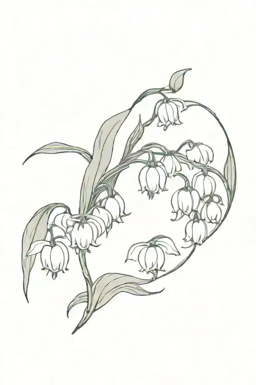 Drooping Lily Of The Valley