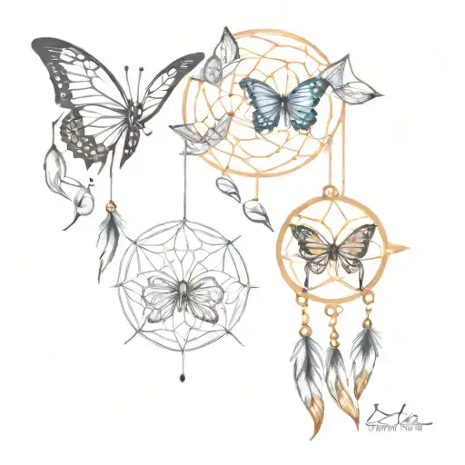 Dreamcatcher Butterflies Star