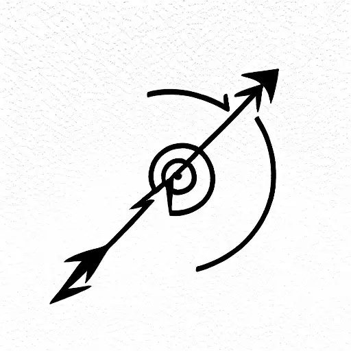 Progress And Balance That Includes An Arrow In The Middle