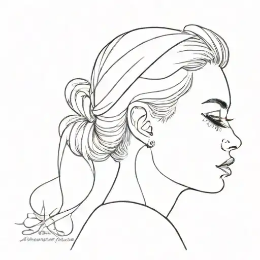 Baby Girl Side Profile