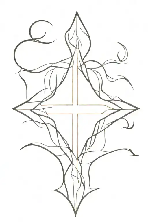 God Family Country In Cross