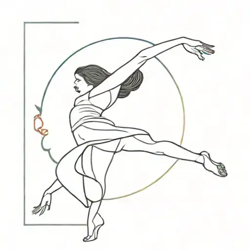 A Flamenco Dancer That When Looked Upside Down Looks Like A Rose