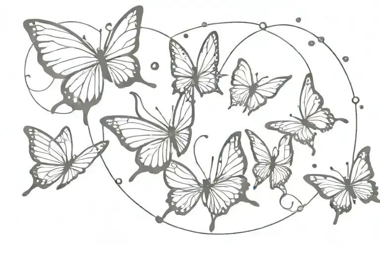 Turn The Pain Into Power With Butterflies Flying