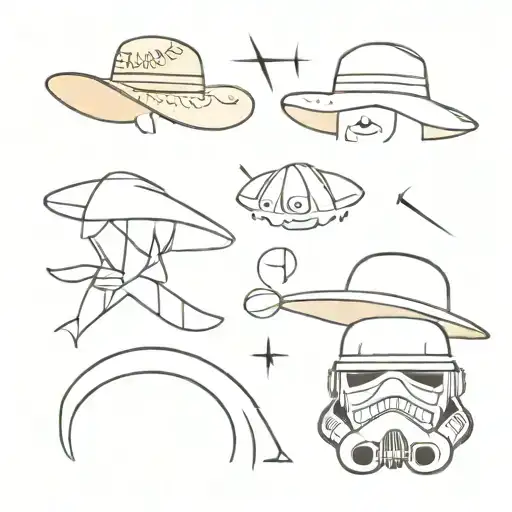 Mix Straw Hat With Star Wars