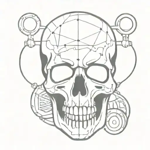 Skull Head On 4 Big Wheels