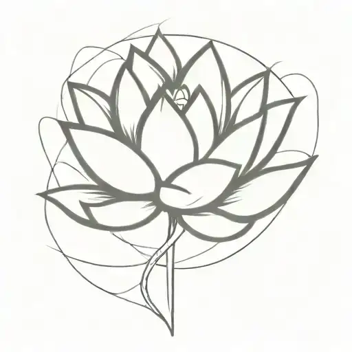 Lotus Growing Through Prison Bars