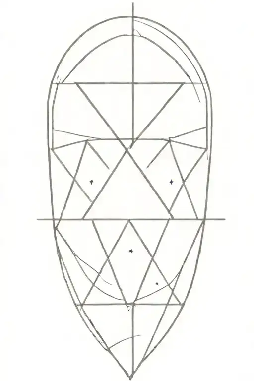 Include A Cross And A Triangle Shape