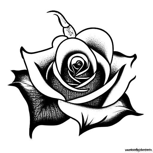 Rose With A Orchid And A Callao Lily