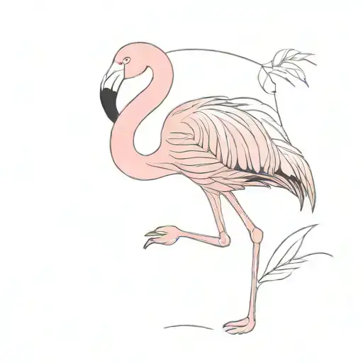 Pink Flamingo Of Palavas-les-flots