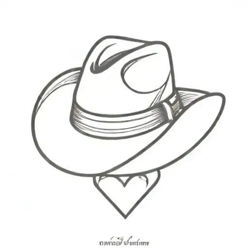 Cowboy Hat With Hearts On It