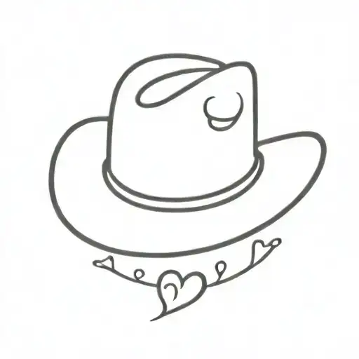 Cowboy Hat With Hearts On It
