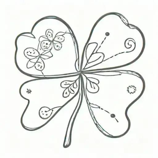Shamrock Shape Made Up Of The Words 'Gross And Disgusting'