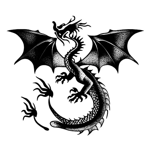 Dragon Flying Beautiful