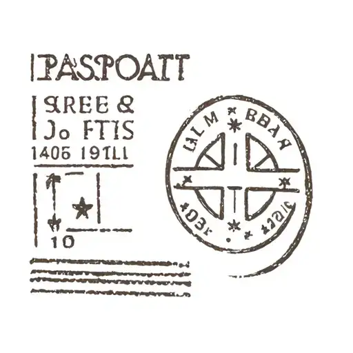 Passport Stamps From Greece Italy And Spain