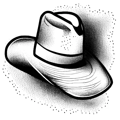 Chicken Wearing A Cowboy Hat