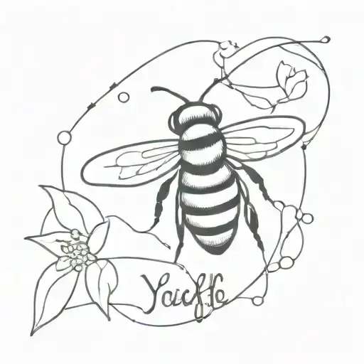 Bee With The Word Yourself