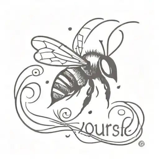 Bee With The Word Yourself