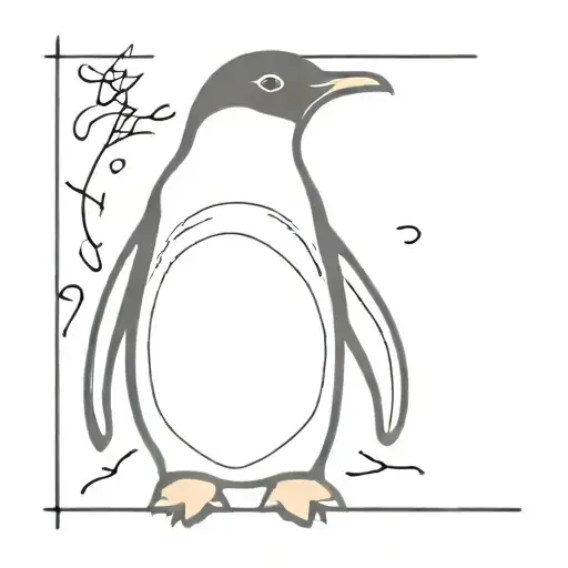 Penguin With The Word 'Loyalty & Trust'