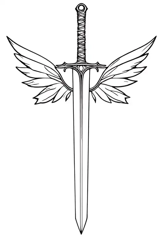 Sword With Fairy Wings