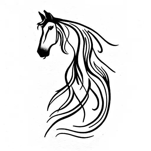 Spirit Horse With A Ruby And Crab