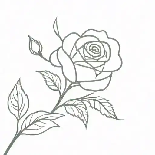 Soft Rose With Stem