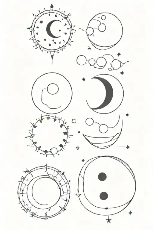 Woman Moon Phases