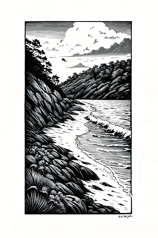 Shelly Beach Landscape