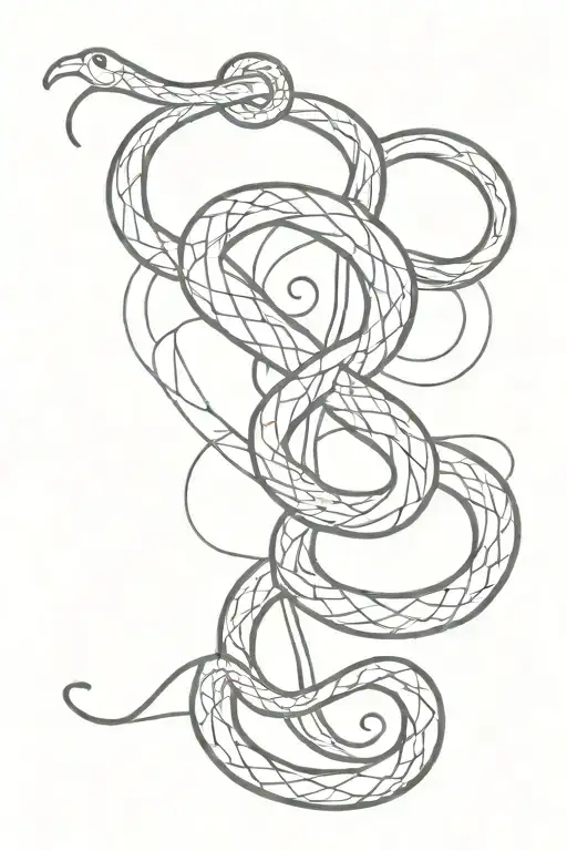 Snake And Infinity Symbol