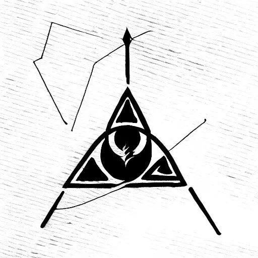 Deathly Hallows Watercolor