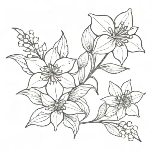 Daffodil Daisy Lily Of The Valley Holly Flowers