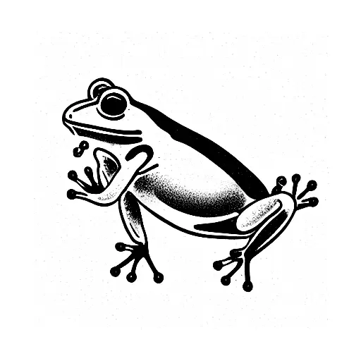 A Frog On A Horse Smoking A Cigar