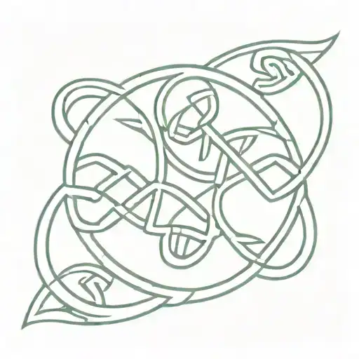 Celtic Knot With Initials Cay