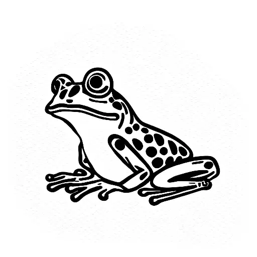 Frog In Wheelchair Missing Back Legs Wearing A Beret
