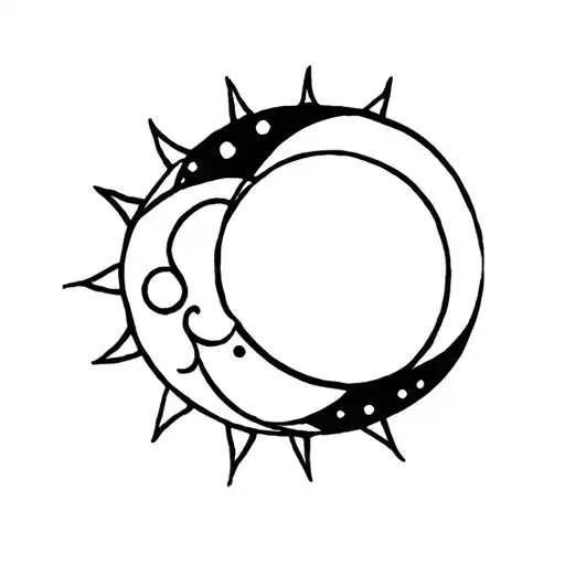 Sun And Moon Intertwined Within