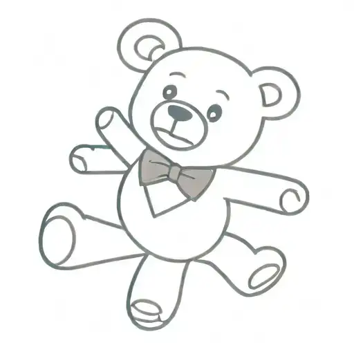 Teddy Bear With Bowtie Dancing