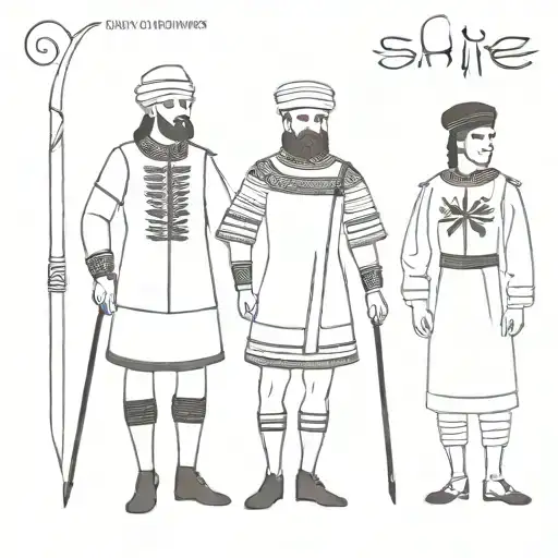 Intricate Design Of Traditional Albanian Folk Costumes Incorporating The Word 'Shqipe'