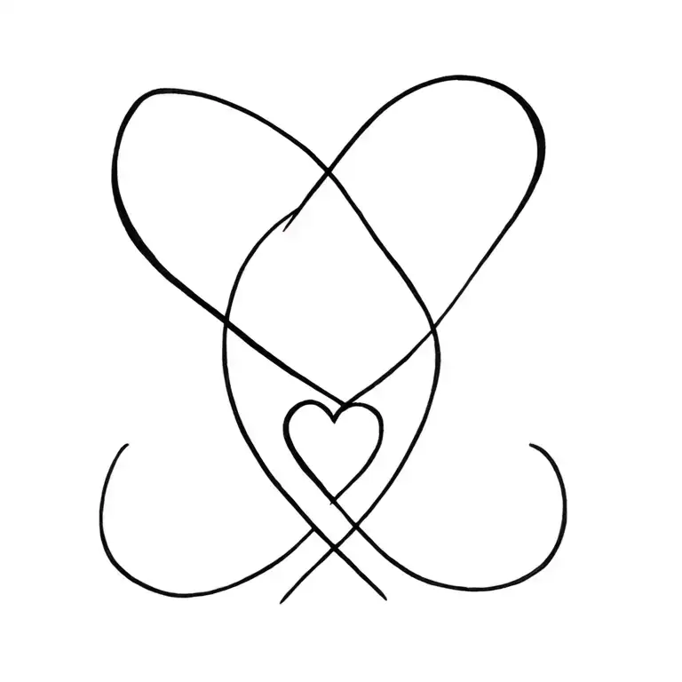 Infinity And Love Heart