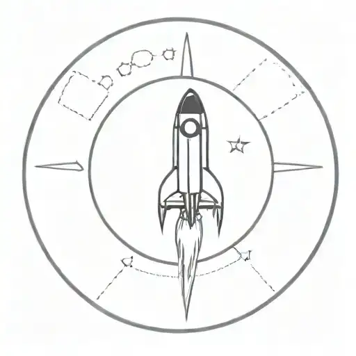 Rocket Ship In A Circle