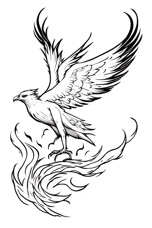 Phoenix Rising From The Ashes
