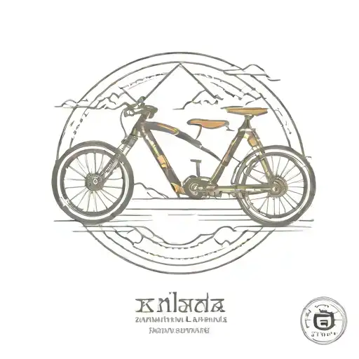 Car And Motorcycle And Mountain Bike Wheel Combined