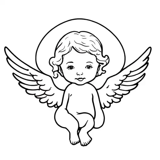 Baby Angel With Wings