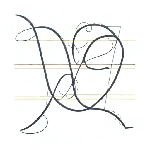 An Electrocardiogram Line Forming The Shape Of The Letter 'T'