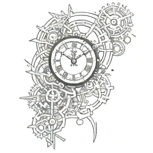 Clock Mechanism Intertwined