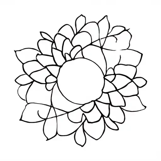 Turkish Flag Symbol Floral Flash