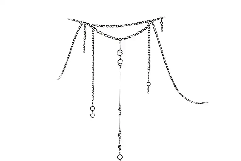 Bicep Chain With Hanging