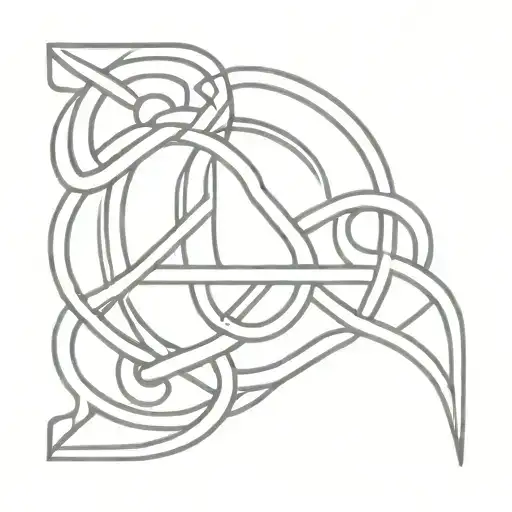 Celtic Knot Shoulder And Arm Short Sleeve