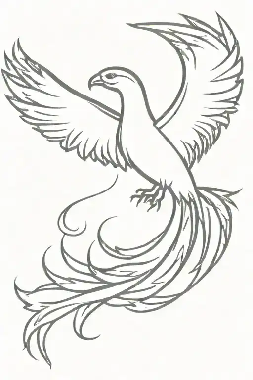 Phoenix Rising From Ashes