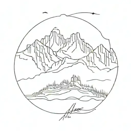 Montserrat Mountain Skyline